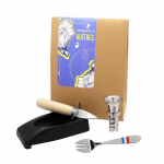 Kit accessoires &agrave; hu&icirc;tres pruun
