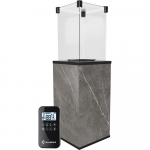 Gaasik&uuml;tteseade Patio Mini Quartz Sinter Base Panel Natu Pietra Grey automaatne 8,2 kW