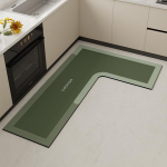 Premium L-kujulised k&ouml;&ouml;gimatid: mustust h&uuml;lgav, kergesti hooldatav, imav, kiiresti kuivav diatomiit savi majapidamiskasutuseks. 80*150cm