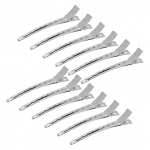 12 tk Pardiklamber Professionaalne Roostevaba Teras Kodu Salong Kaasaskantav Juuste Sektsioneerimise Klamber Stiliseerimine