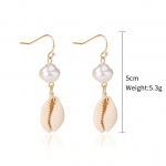 Bohemian White Shell & Natural Stone k&otilde;rvar&otilde;ngaste komplekt &ndash; 25 piiri&uuml;lese stiili