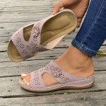 Pehme tallaga naiste &otilde;&otilde;nsad libisevad sandaalid, lillekujundusega vabaaja mugavad suvekingad 40 roosa