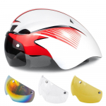 Wildside Triatloni TT Kiiver magnetprillidega - Uus v&otilde;istlusvalmis jalgrattakiiver One Size