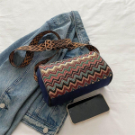 Retro Diagonal Cross Bag Women's Single Shoulder Bucket Bag Cylindrical Bag Ethnic Style Diagonal Cross Women's Bag must