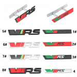 Autokleebis VRS m&auml;rgi metallist embleemi kleebis esiv&otilde;re jaoks Sk/oda VRS Octavia Kamiq Kodiaq Karoq Tour RS Superb Yeti Fabia Rapid 1# Badge Sticker