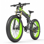 Lankeleisi XT750 plus 1000W Motor 48V 17.5AH Lithium battery Off-Road Electric Bike 27 Speed Suspension E Bike XT750 plus Black gree