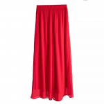 Spring and Autumn High Waist Chiffon Wide Leg Pants Double layered Dance Pants Practice Pants Big Swing Pants Skirt Female M valge