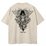 Meeste Pesuga Anime Attack On Titan T-s&auml;rk Hip Hop Streetwear Graafilise Tr&uuml;kiga &Uuml;lem&otilde;&otilde;duline T-s&auml;rk L&uuml;hikeste Varrukatega Puuvillane Lai Vanakooli Top 2XL