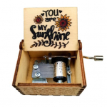 Fancy Music Box mehaaniline liikumine Smooth Handle dekoratiivne A