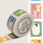 Masking Tape MT 30 mm EX timbres animaux - postage stamp - Masking Tape (MT) Multicolore - Assort