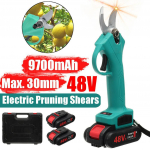 48 V elektrilised oksak&auml;&auml;rid, 30 mm laetav oksak&auml;&auml;rid koos liitiumpatareiga juhtmeta terava teraga l&otilde;ikuriga aiak&auml;&auml;rid