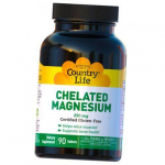 Magneesiumkelaat, Chelated Magnesium 250, Country Life (36124105) 90tab