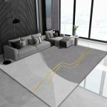 Moodne minimalistlik elutoavaip Lihtne hooldada Diivani ja kohvilaua vaip Majapidamises kulumiskindel ja libisemiskindel vaip 80 * 120Cm