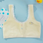 Lapsed T&uuml;drukud Treening BraTeenage Aluspesu Vest Noorukite Aluspesu Puberteediea R&otilde;ivad 8-14 a. valge