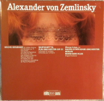 LP plaat ALEXANDER VON ZEMLINSKY GLENYS LI Sechs Gesnge Sinfonietta VMS1603 SCHWANN MUSICA 1984 Saksamaa Klassikalise muusika Kasutatud