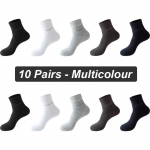 10 paari bambuskiust sokke meestele, vabaaja, &auml;ri, antibakteriaalsed, mugavad, hingavad, kvaliteetsed sokid, meestele, pluss suurus EU38-46 EUR38-46(US6-11)