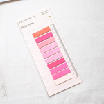 200 lehte/komplekt INS Lihtsus Gradientv&auml;rv Kleepm&auml;rk L&auml;bipaistev J&auml;rjehoidja Vaheleht Indeks Kleepm&auml;rk Mini M&auml;rkmik &Otilde;pilastarbed