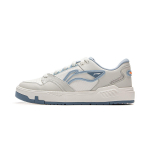 Li Ning Common 80ndad Mugavad Pehmed Elastsed Klassikalised Libisemiskindlad Kulumiskindlad Madalad Rula Kingad Meeste Tossud Valge Hall Sinine AGCV051-2 40⅓