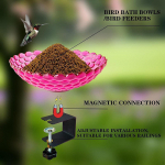 Bath Mounted on Fence Or Patio with Adjustable Features