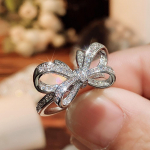 Mood Vaskv&auml;rvi Lipsus&otilde;rmused Naistele Mood Valged Tsirkoonkivid S&otilde;rmus Aastap&auml;ev Pruudi Pulmaehted Kingitus 6