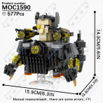 MOOXI Anime Seeria Skibidi Tualeti Figuurid Operaator Lahingurobot Ehitusklotsid Mudel MOC Klotsid DIY Montessori M&auml;nguasjad Laste Kingitused gray
