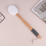 Multifunktsionaalne losjooni p&auml;ikesekaitsekreemi salvi aplikaator silikoonist pika k&auml;epidemega kehapuhastaja du&scaron;ipintsel p&auml;ikesekaitsekreemi selja aplikaator hall v&auml;rv