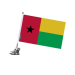 Drapeau - Guin&eacute;e-Bissau - 27 x 35 cm - M&acirc;t &agrave; Ventouse - Pol&uuml;ester - Mulje rekto/verso