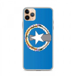 Coque iPhone - Mitmev&auml;rviline - Drapeau &Icirc;les Mariannes du Nord - Souple - TPU - Unikaalne disain