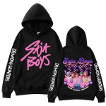 KPop Deemonik&uuml;ttide Saja Poiste Kapuutsiga Pusa Harajuku Hip Hop Pullover Topid Meeste ja naiste Pusakingitus S