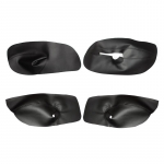 AINULT 4-ukseline pehmest nahast ukse k&auml;etoe kate VW Golf 4 MK4 Bora Jetta 1999 - 2005 auto ukse k&auml;etoe paneeli nahakatte trimmile RHD Black