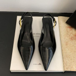 Moodsad Seksikad Terava Otsaga Keskmise Kontsaga Sandaalid Naiste Kingad Slingback Suvi 2025 Trend Kleit Nahast Kingad Uued Elegantsed Peo Sandaalid Mujer 35 must