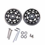 2tk pagasikohvri asendusrattad teljed parandusosad 70*24mm