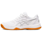 Asics Upcourt 5 Valge Puhta H&otilde;bedase Kummi Naiste Tennised 1072A088-101 40.5