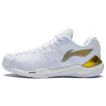 Li Ning Yun Ting ZN Tugi Stabiilsus Sulgpallijalatsid Unisex Jalatsid Valge Plaatina AYAS036-1 36⅓