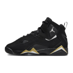 Air Jordan True Flight GS Must Metallik Kuldne 2023 Laste Tossud Valge 343795-017 37.5