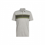 Adidas Rindkere graafikaga polos&auml;rk triibulise v&auml;rviplokiga golf l&uuml;hikeste varrukatega meeste polos&auml;rgid rock-oliiv HR7996 M