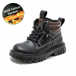 Laste mood Kollased saapad Poiste moeshow L&uuml;hikesed saapad Soojad puuvillased saapad 37