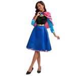 Halloweeni kost&uuml;&uuml;m K&uuml;lmunud Anna kleit cosplay kuninganna kost&uuml;&uuml;m 2XL blue