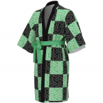 Demon Slayer Kimono - Tanjiro ja Nezuko stiilis unisex haori mantel Free size Adult