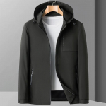 Kevadine ja s&uuml;gisene uus jope Keskealiste meeste linna vabaaja jope &otilde;huke eemaldatav m&uuml;ts jakk meeste jope 195