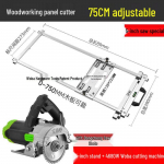 Multifunktsionaalne kaasaskantav l&otilde;ikamismasin fikseeritud kronsteini ja roostevabast terasest puidust lauaga