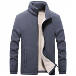 Suures suuruses M ~9xl Talve kapuutsid Meeste Soojad Paks Villane Sviitrid Meeste V&auml;lisr&otilde;ivad Tactical Soft Shell fliis jakid Mantlid 9XL hall