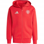 Adidas Manchester Unitedi v&otilde;istlusjakk Kirjatr&uuml;kiga Mugav Vabaaja Spordihuppari Meeste Jakk Punane IT4187 S