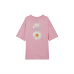 Nike Sportswear Daisy Kollektsioon Lilleline Tr&uuml;kis L&otilde;tv Vabaaja Kerge Mugav &Uuml;mmarguse Kaelusega L&uuml;hikeste Varrukatega Langenud &Otilde;lgadega T-s&auml;rk HJ9427662 M