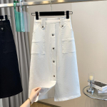 Naiste &uuml;hev&auml;rvilised tr&uuml;kiga vabaaja suvised kevadised seelikud XXXXXL valge