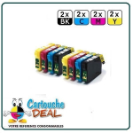 X8 Epson SX445 SX525 SX535 SX620 Cartouche g&eacute;n&eacute;rique compatible