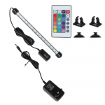 Akvaariumi valgustusriba 5050 RGB LED 28cm 48cm Veekindel Akvaariumi Sukeldatav Lamp Kaugjuhtimispult 16 V&auml;rvitooni EL Pistik