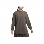 Nike Dri-Fit 24.7 T&auml;iuslikult veniv Moodne Mitmek&uuml;lgne Polo Pikkade varrukatega S&auml;rk Naiste s&auml;rgid Mineraalhall Barokk-pruun HQ0237004 L
