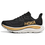 Hoka One One Clifton 10 Mugavad Mitmek&uuml;lgsed Vastupidavad Madalad Vabaajajooksukingad Naiste toss Must Kuldne 1162031-BKGD 37 black