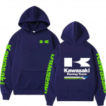 Naiste Vabaaja Moodne Pullover Paaride T&auml;navasweatshirts Kevad ja S&uuml;gis Meeste Kawasaki Mootorratta Logotr&uuml;kiga Spordihoodid S